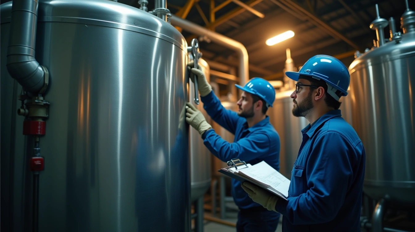 Processus opérationnel : étapes clés de l'installation de cuve